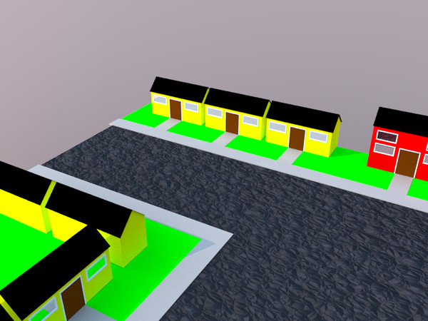 3d neighborhood model - neighborhood by matthew colston
